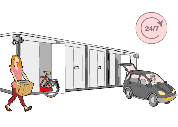 Self storage storage space deventer Salland Storage 02