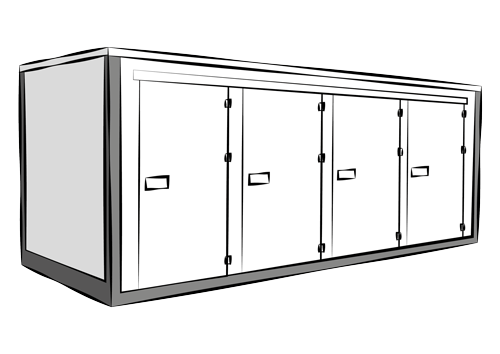 Company stock storage